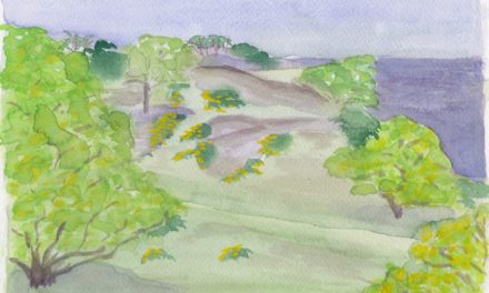 Æggeblommegul gyvel lyser på japansk