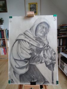 Munk fra Gipsen, marts 2013, før højlys