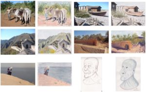 Mine udvalgte billeder på elevudstillingen 2016 hos Gitte Reinwald