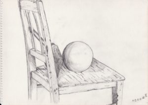 helnæs, stol med bold