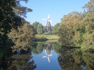 Kaffeemühle, Bremen. Fint spisested på volden.
