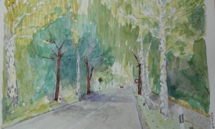 Kan man male en akvarel af efteråret?