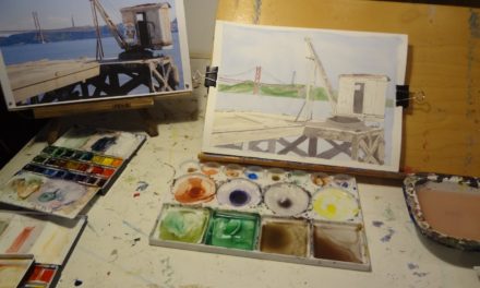 Fra feriefoto til akvarel