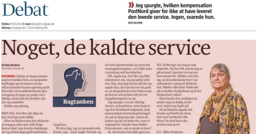 Noget, de kalder service