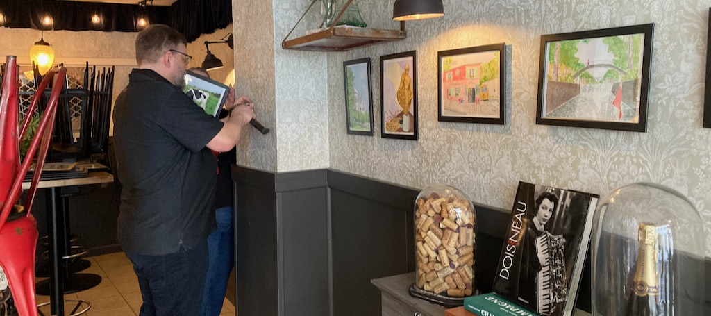 Min første udstilling